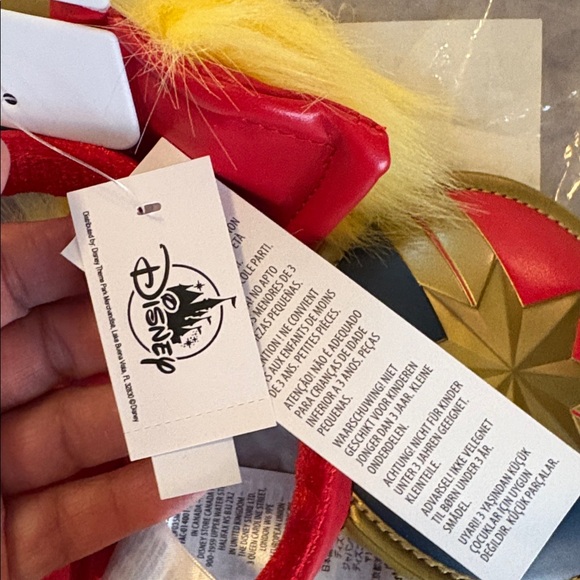 Set of 2 Disney Parks Captain Marvel Mohawk Ear Headbands retails for 29.99 each - Picture 4 of 8